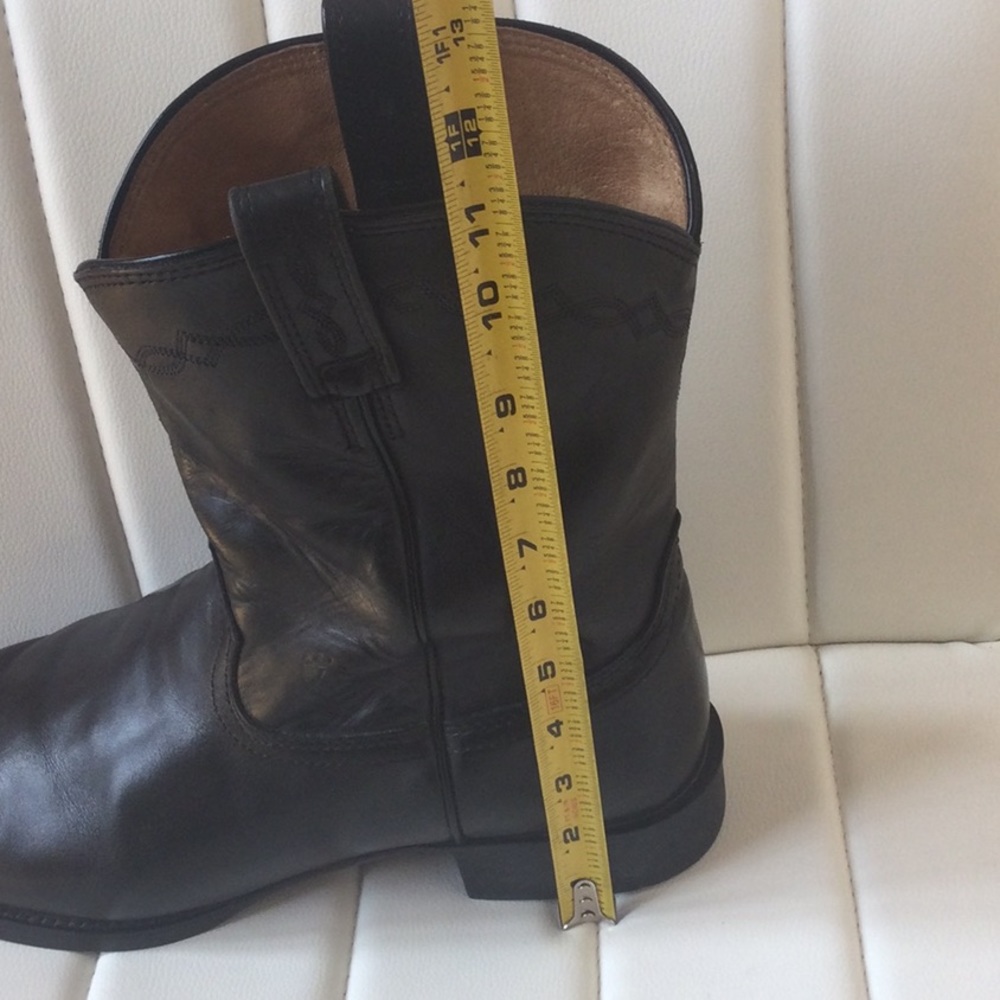 EUC Mens EE12 Black 35501 Heritage Roper Ariat Western Cowboy Boots - Picture 16 of 16